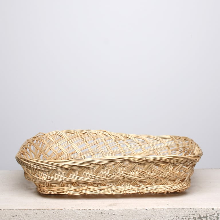 Woven Lattice Basket - 43cm Home Decor Storage and Indoor Plant Holder
