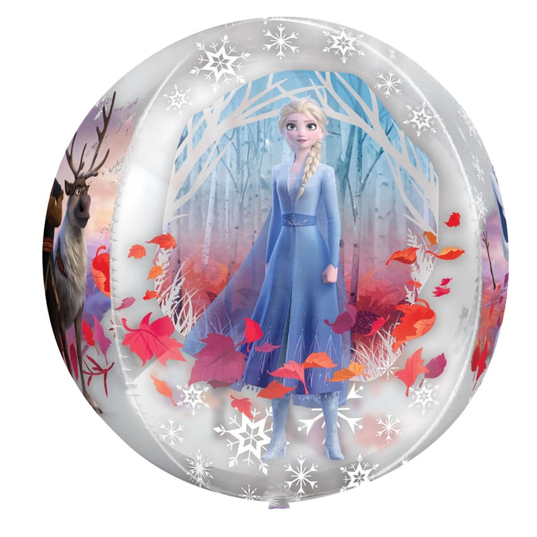 Frozen II Orbz Foil Balloon - Indoor Party Decorations for Home and Garden
