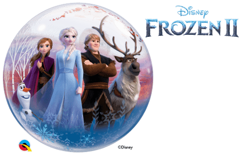 22 Frozen II Single Bubble Balloon - Party Decoration & Home Decor