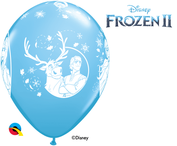 11 Latex Frozen II Assorted Party Balloons (x25) - Perfect for Special Occasions