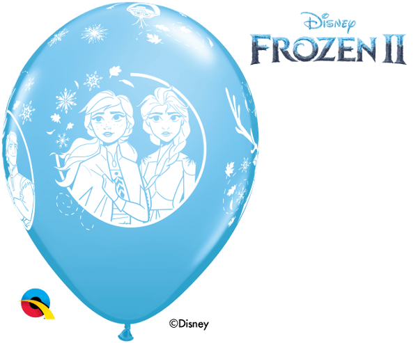 11 Latex Frozen II Assorted Party Balloons (x25) - Perfect for Special Occasions