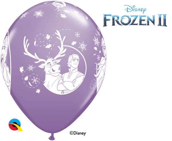 11 Latex Frozen II Assorted Party Balloons (x25) - Perfect for Special Occasions