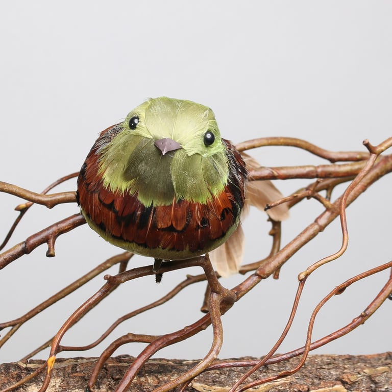 Green Bird Clip Feeder - Easy Outdoor Bird Feeding Solution for Your Garden
