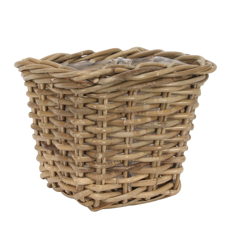 Square Conical Basket with Liner - Modern Kitchen Storage and Home Decor Solution