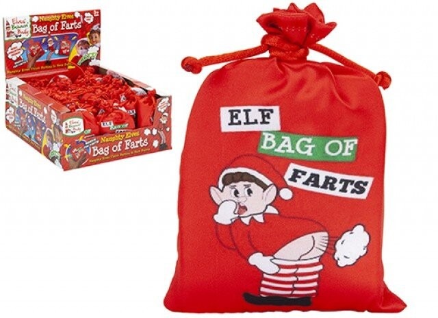 Elf Bag Of Farts - Novelty Gas Producing Toy For Home Jokes and Pranks