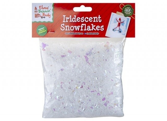 Iridescent Elves Snowflakes Decor - Whimsical Holiday Home Accents