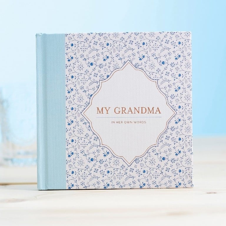 Compendium Hardcover Journal - Grandma s Family Heritage Notebook, 80 Page Personal Journal for Home Decor and Family History Recording