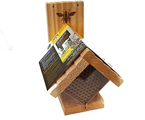 Diamond Mason Bee House - Eco-Friendly Refillable Nest Tubes for Natural Pollination and Conservation