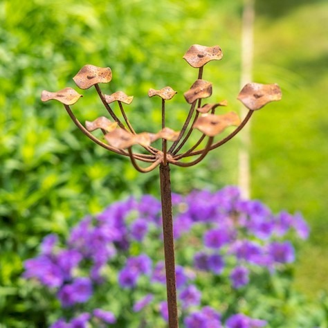 Floral Plant Stake - Garden Plant Holder and Outdoor Plant Support Tool