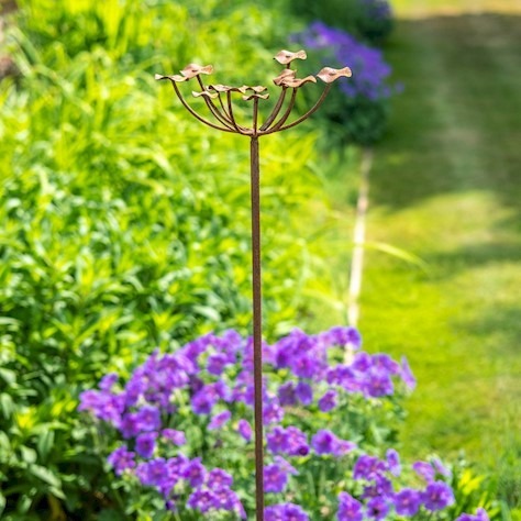 Floral Plant Stake - Garden Plant Holder and Outdoor Plant Support Tool