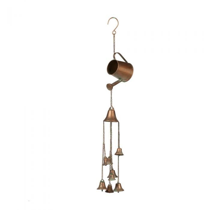 Watering Can Wind Chime - Unique Home Decor Garden Accessory with Outdoor Sound