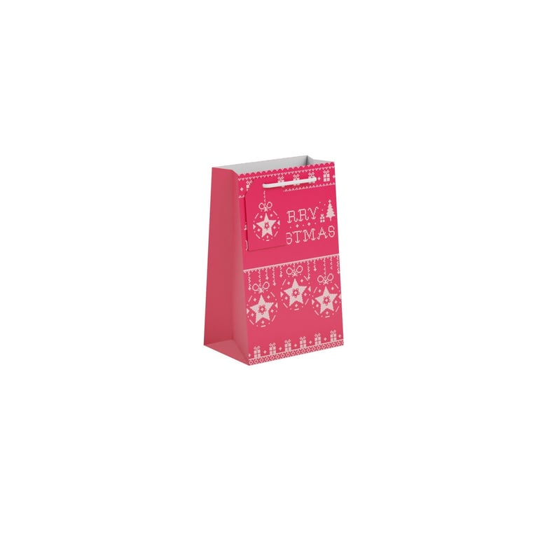 Christmas Jumper Gift Bag - Small Size Festive Holiday Gift Bag Alternative to Christmas Stocking