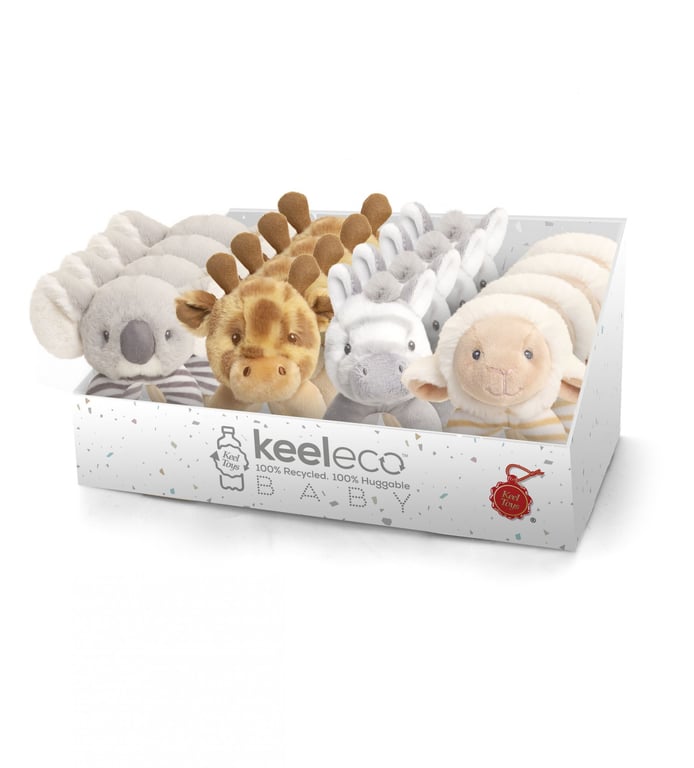 Keeleco Ring Rattle - 14cm Baby Toy Rattle for Home and Garden Playtime
