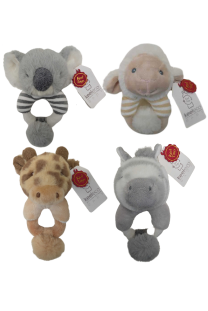 Keeleco Ring Rattle - 14cm Baby Toy Rattle for Home and Garden Playtime