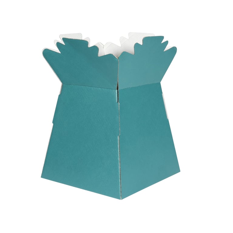Teal Living Vase - Unique Home Decor Garden Ornament and Indoor Plant Pot