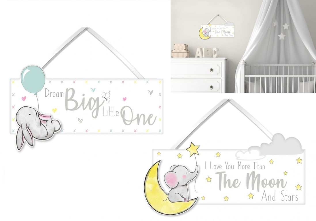 Personalized Baby Wooden Sign - Wood Decor for Nursery and Toddler Room