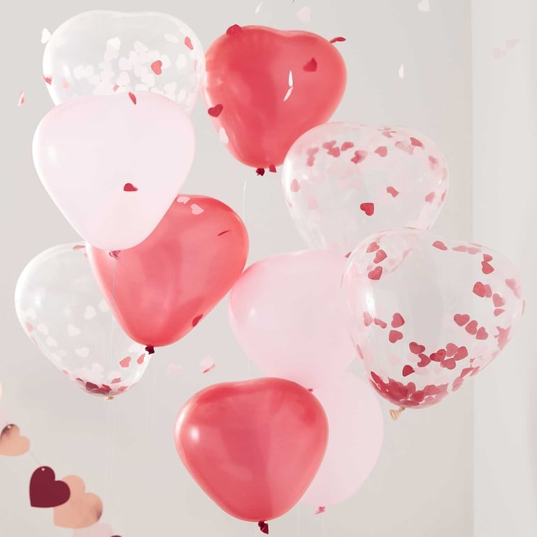 Mixed Pack Balloons - Decorative Party and Home Decor Essentials (Pack of 10)