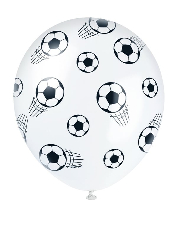 12 Inch Football Balloons - Pack of 5, Party Supplies, Inflation Gun Required, Sports Themed Decorations