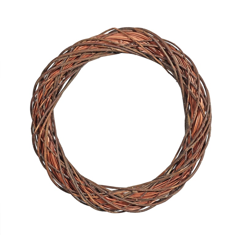 Unpeeled Willow Ring - 60cm Natural Rustic Garden Decoration