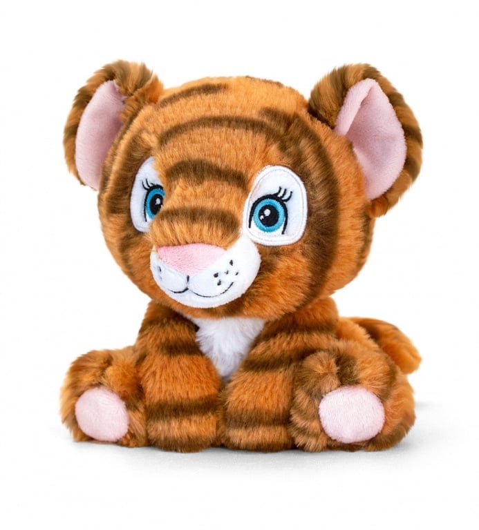 Keeleco 16cm Realistic Adoptable World Tiger Plush Toy