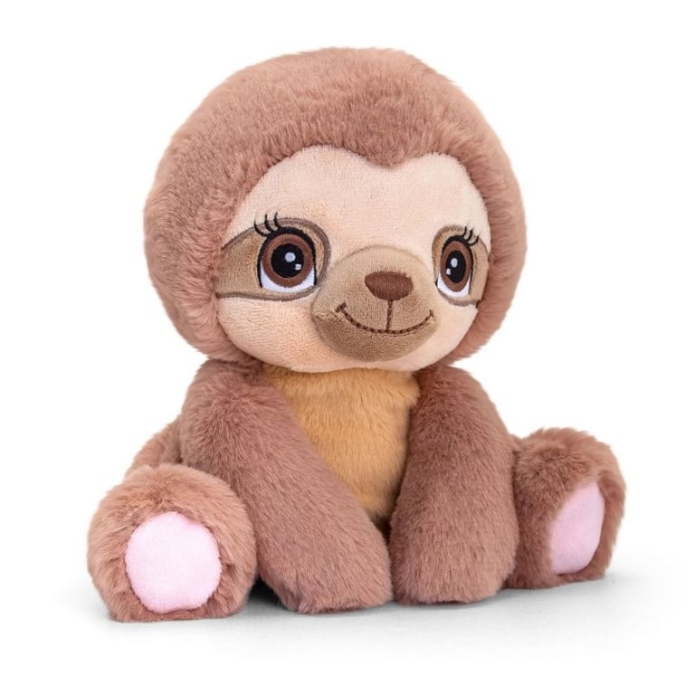 Keeleco Adoptable World Sloth, 16cm Large Plush Toy for Home Decoration and Adoption Fun
