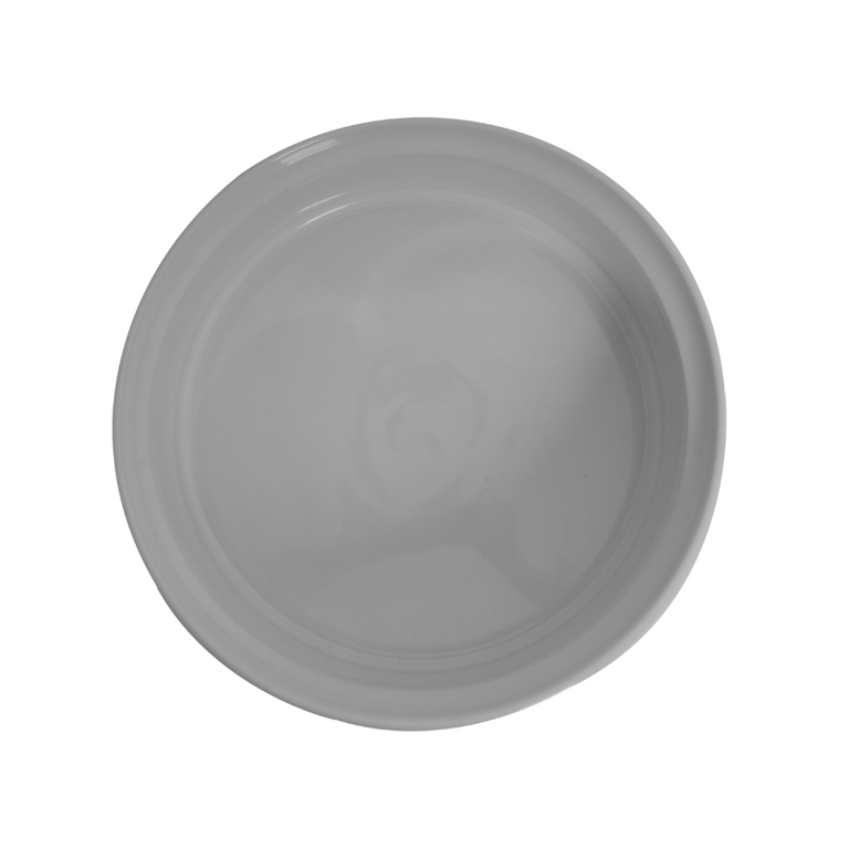 Grey Ceramic Dog Print Bowl - 16cm Home Decor Kitchenware for Pet Owners