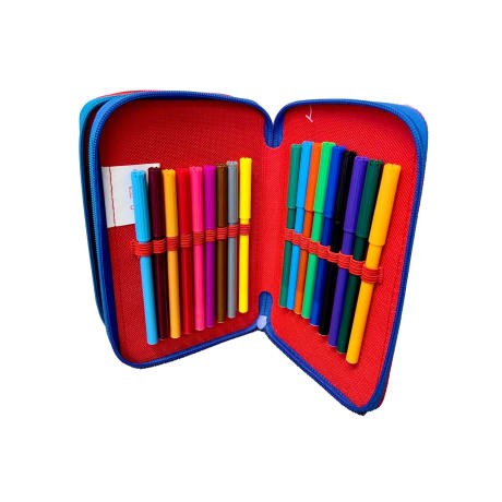 Avengers Filled Pencil Case - Kids Stationery Organizer and School Supply Holder