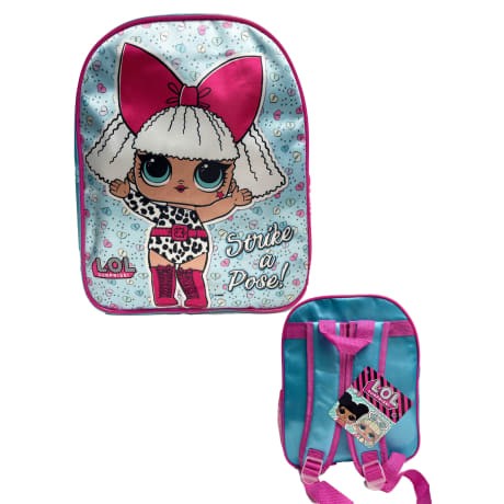 LOL Premium Satin Standard Backpack - Fashionable, High-Quality Backpack Made from Soft Satin Material