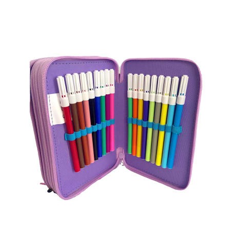 LOL Surprise Sequin Filled Pencil Case - Fashionable Stationery Organizer