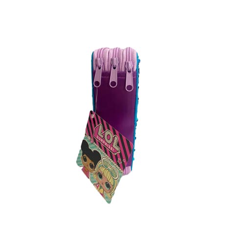 LOL Surprise Sequin Filled Pencil Case - Fashionable Stationery Organizer