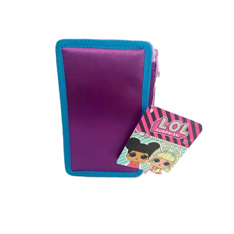LOL Surprise Sequin Filled Pencil Case - Fashionable Stationery Organizer
