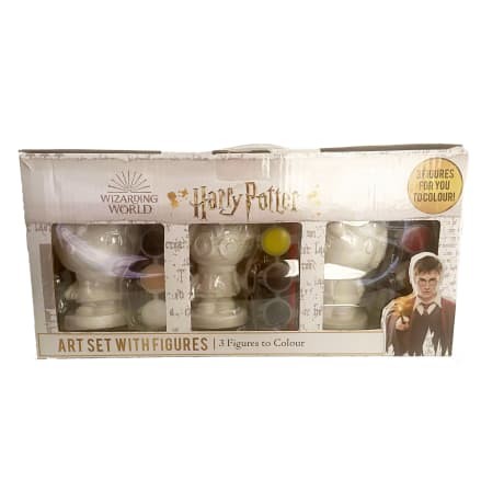 Harry Potter Paint Your Own Figurines Set of 3 DIY Home Decor Collectibles
