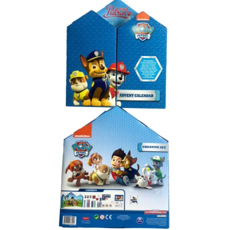 Paw Patrol Advent Calendar - Kids Stationery Countdown to Christmas with Educational Fun