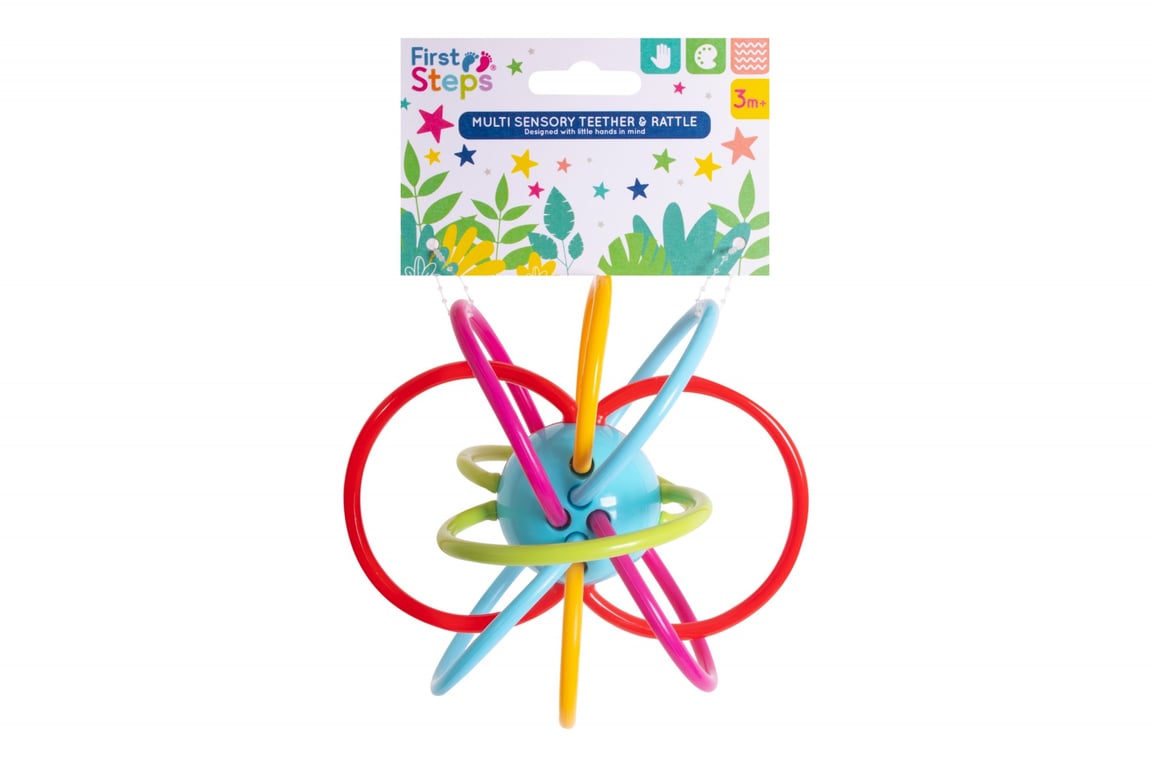 Loop Rattle Teether Toy - Soothing Baby s Ears and Teeth with Gentle Chew and Rattle Features for Infants and Toddlers