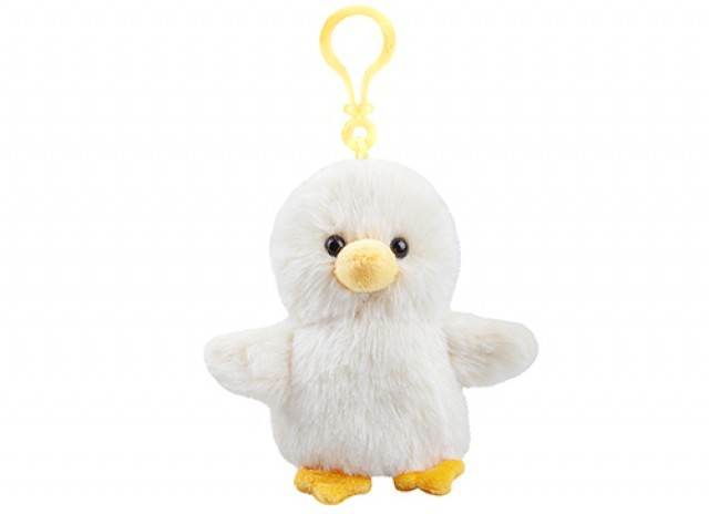 10cm Plush Chick Cuddle Toy with Baby Chick Clip Attachment