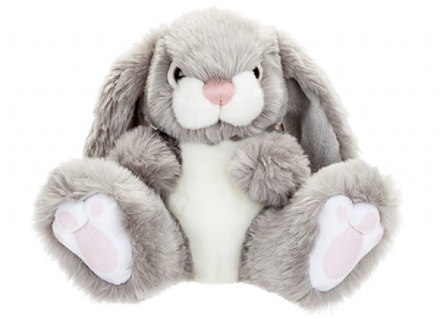 Premium Grey Milly Bunny (20cm) - Adorable Home Decor and Baby Gift