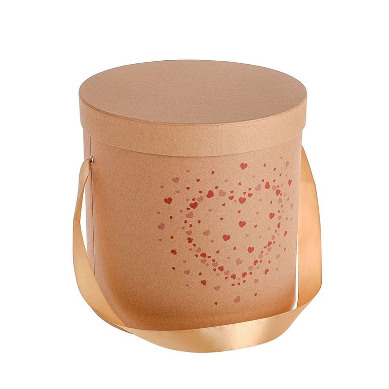 Kraft Heart Confetti Flower Box - Decorate Your Home or Wedding with Beautiful Kraft Paper Flowers and Confetti