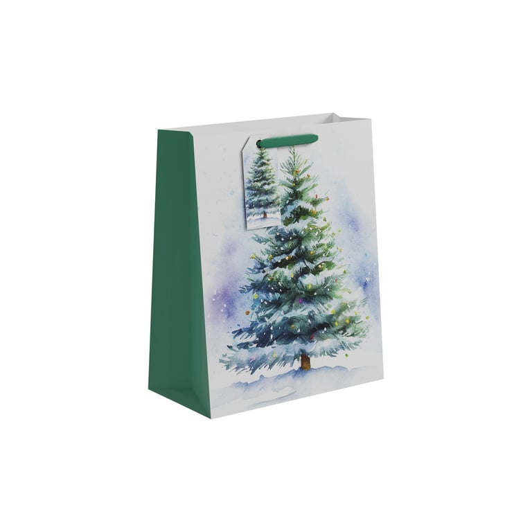 Large Christmas Tree Gift Bag - Elegant Holiday Wrapping Solution for Gifts