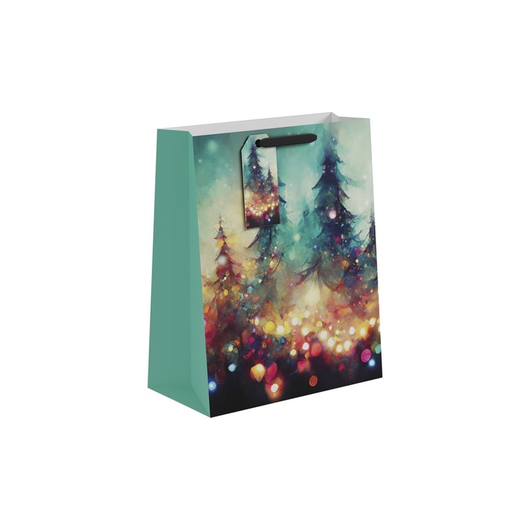 Large Forest Lights Gift Bag - LED Light Decorative Party Supply Home Decor