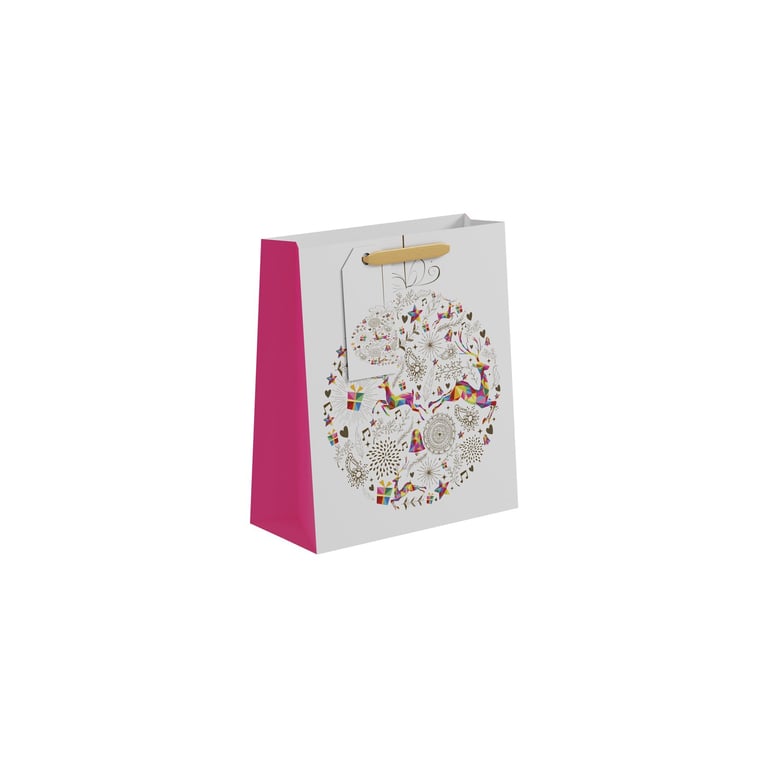 Medium Hanging Bauble Gift Bag - Christmas Home Decor Present Wrap