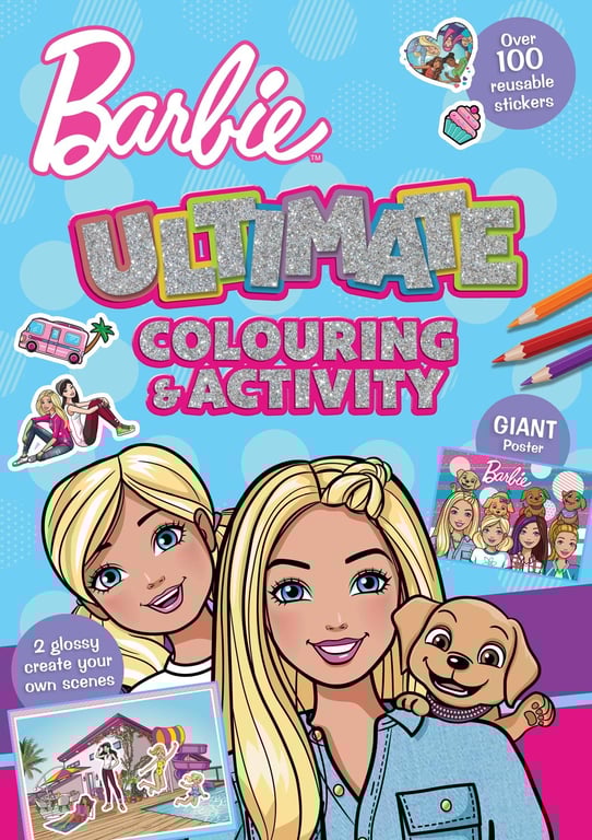 Barbie Ultimate Colouring Book - Engage Your Little Artist with Vibrant Pages and Fun Barbie Activities
