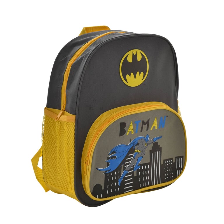 Warner Bros Batman Superhero Backpack - Official DC Comics Bag for Kids