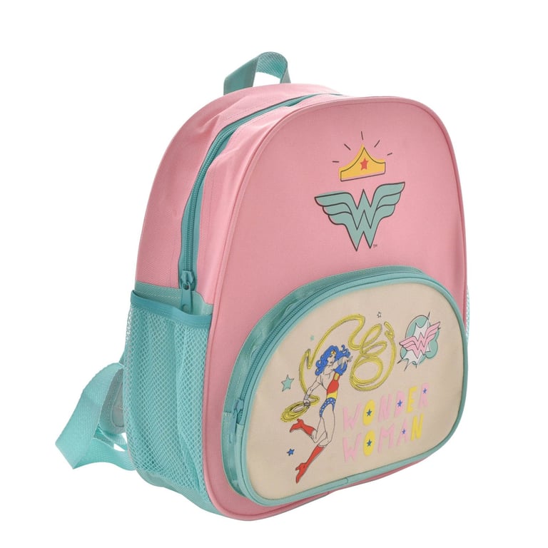 Warner Bros Wonder Woman Superhero Backpack DC Comics School Bag