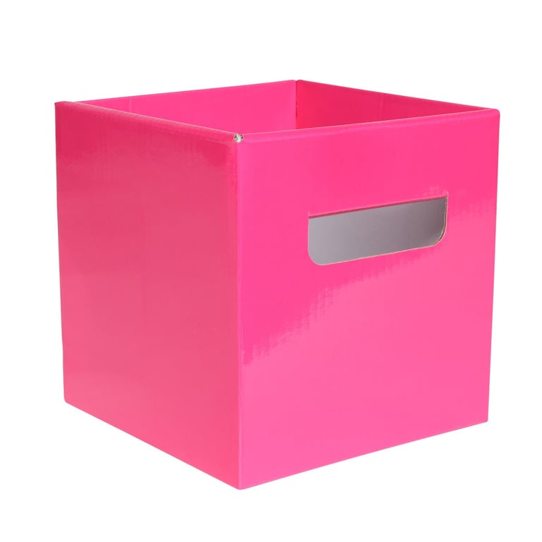 Pearlised Hot Pink Bouquet Box - 15x15cm Storage Box for Wedding Gifts and Home Decor