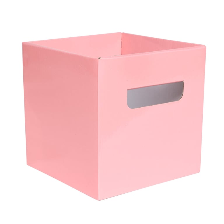 Pearlised Pastel Pink Bouquet Box - 15x15cm Gifting Box for Home Decor and Gift Giving