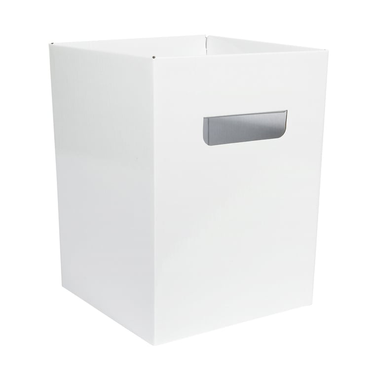 White Bouquet Box Set - 18x18x24.5cm Storage Container for Fresh Flowers and Home Decor