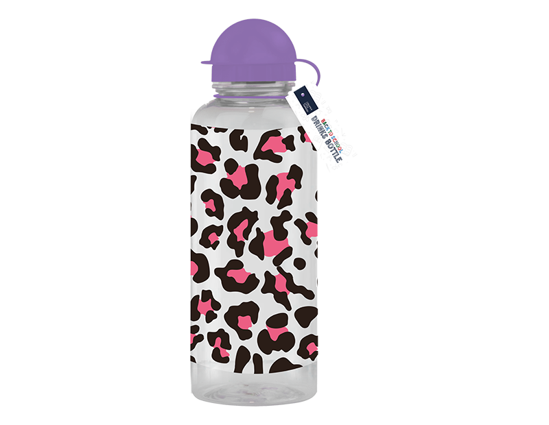 Girls 600ml Printed Reusable Water Bottle - Perfect Hydration Companion for Kids and Girls