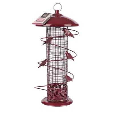 Finch Peanut Bird Feeder - Durable Outdoor Bird Feeding Station with Large Capacity Birdseed Holder