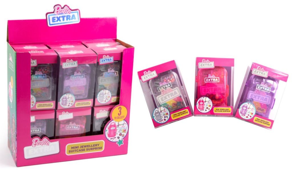 Barbie Mini Jewellery Suitcase - Collectible Luggage for Girls Travel Accessories and Storage
