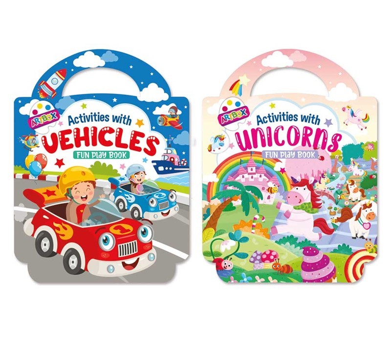 Carry Play & Activity Book for Kids - Toddler Learning and Development Toy